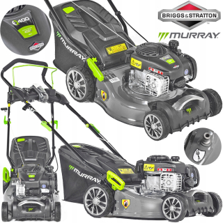 Benzínová kosačka Murray s košom, objem 125 cm³. 50 l kôš, šírka rezu 46 cm